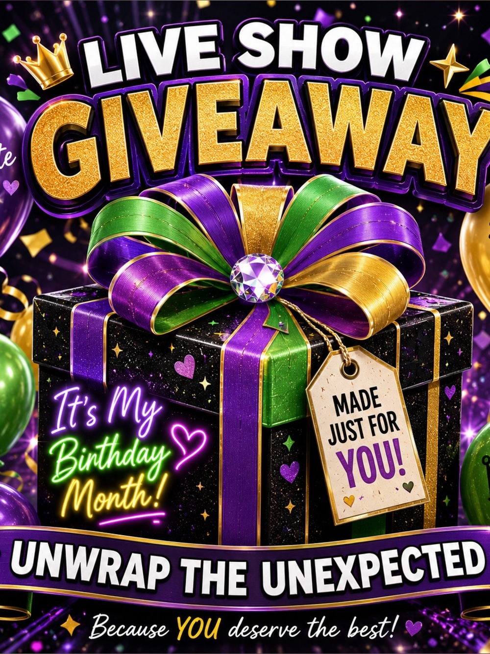 Mystery Giveaway + Free Shipping